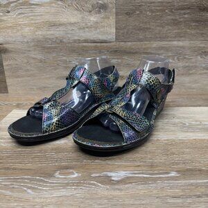Aravon Collette by New Balance AR Snakeskin Print Sandal Women's Size 11
